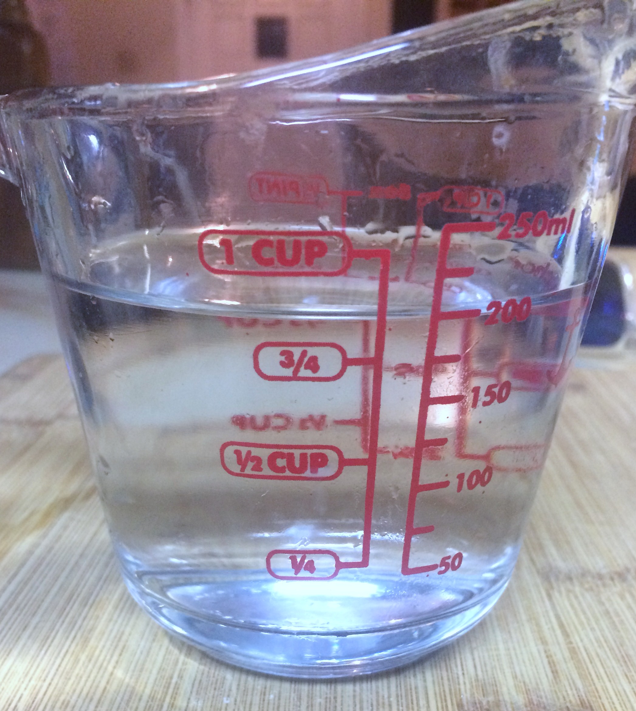 How Much is 2 1 4 Cups of Water 