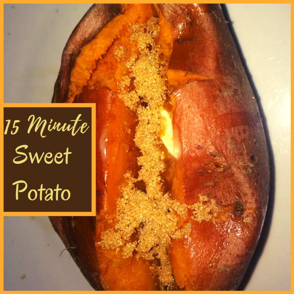 15 minute sweet potato
