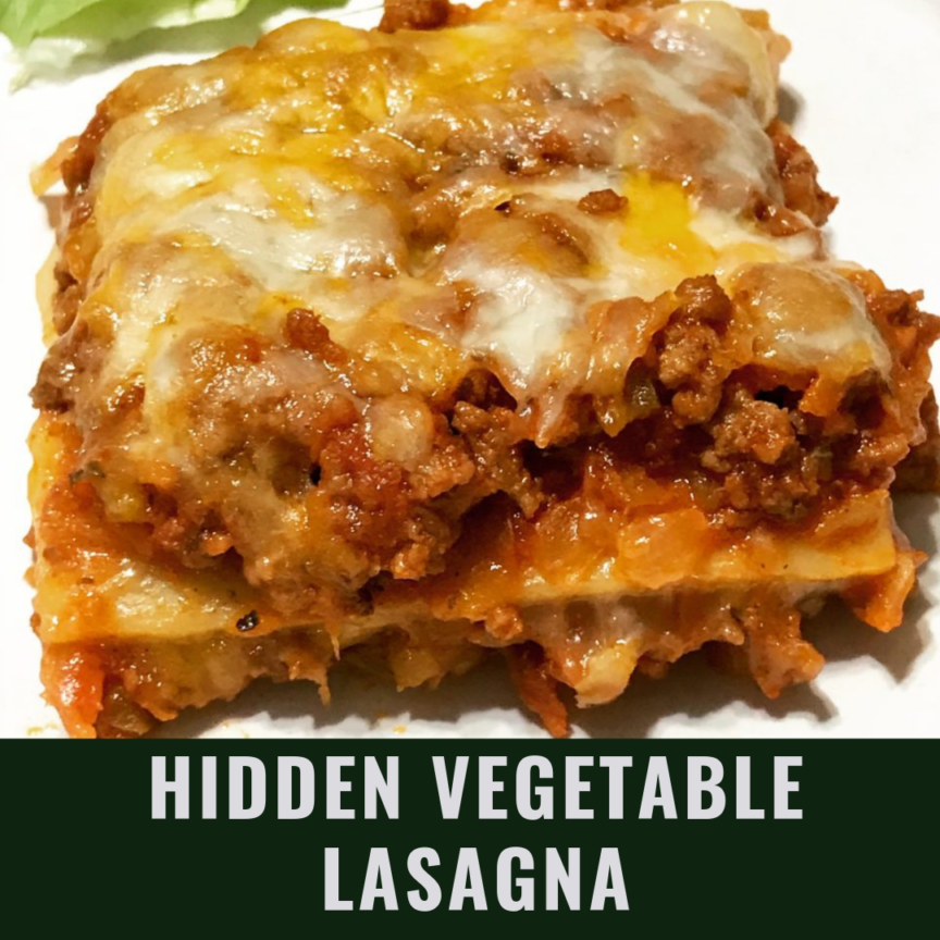 hidden vegetable lasagna