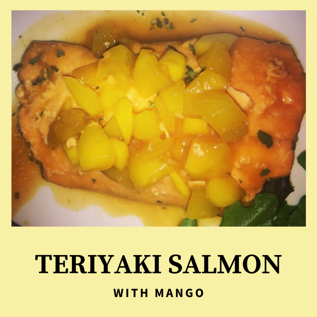TERIYAKI SALMON WITH MANGO