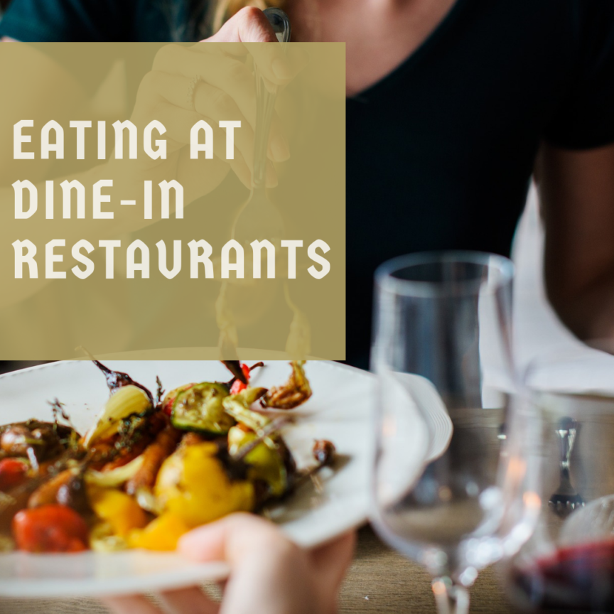 EATING AT DINE-IN RESTAURANTS