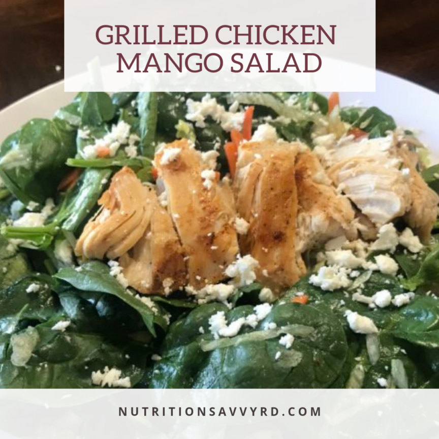 grilled chicken mango salad
