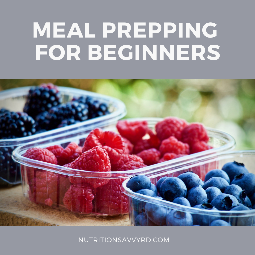 meal prepping for beginners