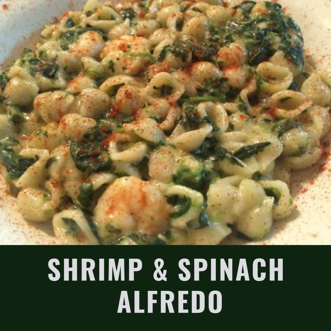 shrimp and spinach alfredo