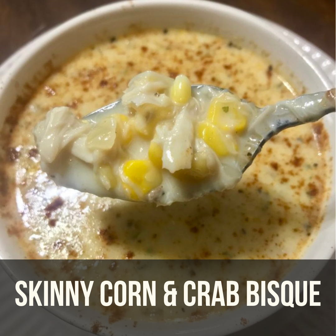 Corn and clearance crab bisque