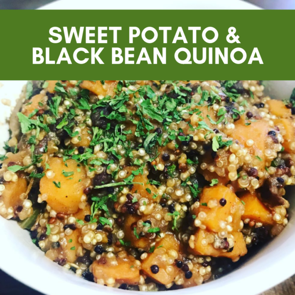 sweet potato & black bean quinoa
