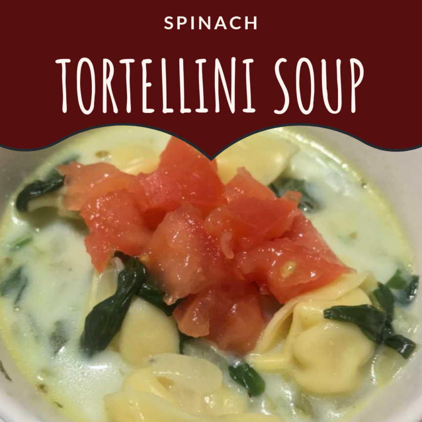 spinach tortellini soup